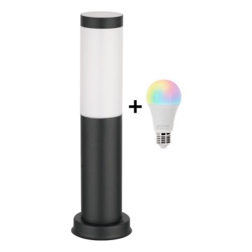 BRILAGI - LED RGBW dimbare buitenlamp NOVA 1xE27/12W/230V 2700-6500K IP44 40 cm zwart