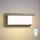 Brilagi - LED RGBW dimbare buitenwandlamp BRICKY 1xE27/9W/230V 2700-6500K IP54 grijs