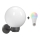 Brilagi - LED RGBW dimbare buitenwandlamp HARBOR 1xE27/9W/230V 2700-6500K IP33 antraciet/wit