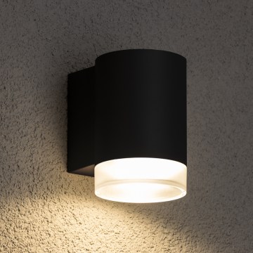 Brilagi - LED RGBW dimbare buitenwandlamp MATERA 1xGU10/6W/230V 3000K IP54 zwart