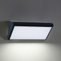 Brilagi - LED RGBW dimbare buitenwandlamp TRIANGLE 1xE27/15W/230V 2700-6500K IP65 zwart