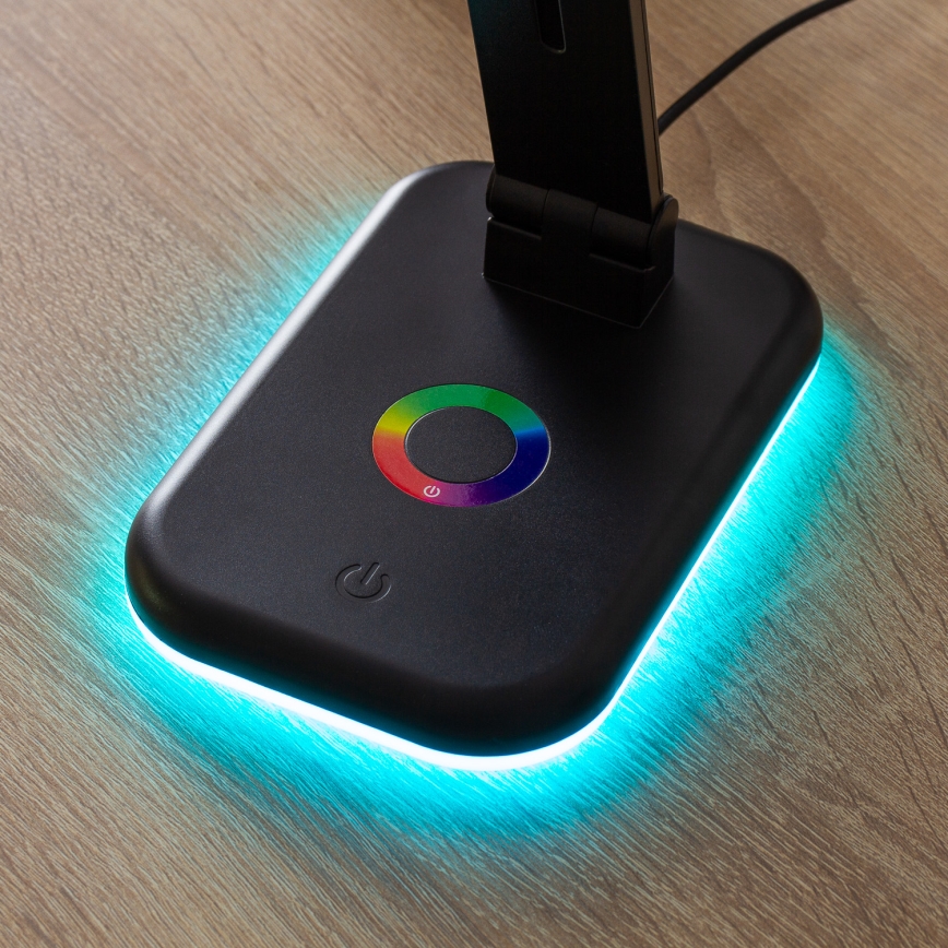 Brilagi - LED RGBW dimbare bureaulamp MODO LED/7W/5V 3000/4000/6500K zwart