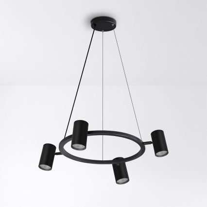 Brilagi - dimbare LED RGBW hanglamp aan snoer SELE 4xGU10/6,5W/230V 2700-6500K zwart