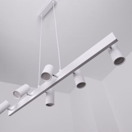 Brilagi - LED RGBW dimbare pendellamp aan kabel SELE 6xGU10/6,5W/230V 2700-6500K wit + afstandsbediening