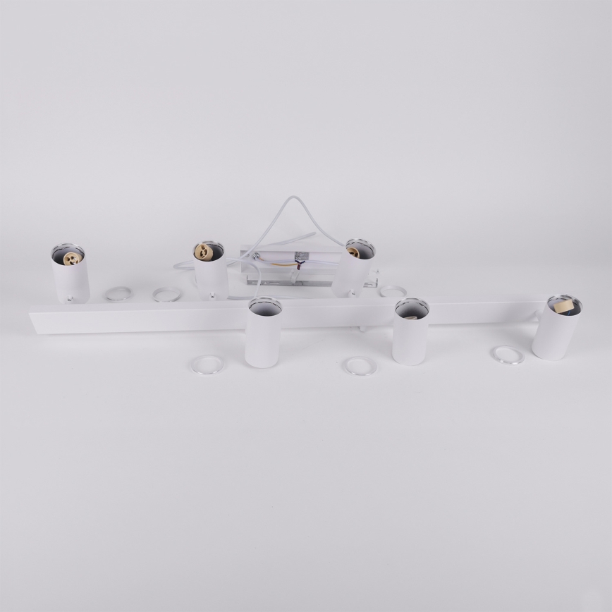 Brilagi - LED RGBW dimbare pendellamp aan kabel SELE 6xGU10/6,5W/230V 2700-6500K wit + afstandsbediening