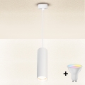 Brilagi - LED RGBW dimbare hanglamp met kabel SELE 1xGU10/6W/230V 3000K wit + afstandsbediening