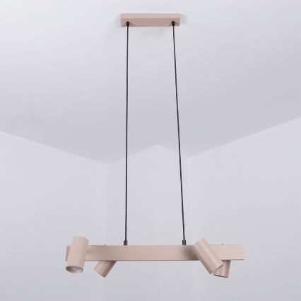 BRILAGI - LED RGBW dimbare hanglamp met kabel SELE 4xGU10/6,5W/230V 2700-6500K beige