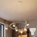 Brilagi - LED RGBW dimbare hanglamp met kabel SELE 6xGU10/6,5W/230V 2700-6500K wit + afstandsbediening