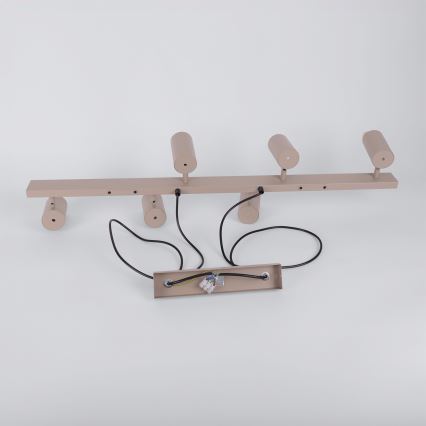 Brilagi - LED RGBW-dimbare kroonluchter aan kabel SELE 6xGU10/6,5W/230V 2700-6500K beige + afstandsbediening