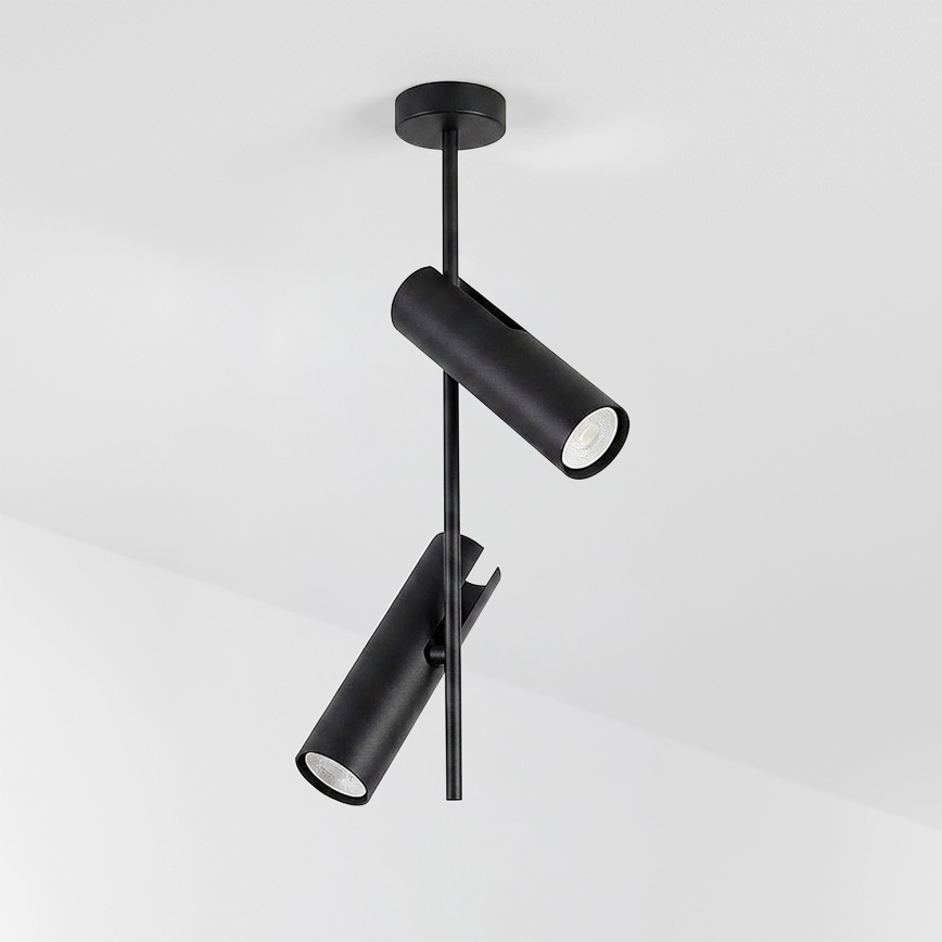 Brilagi - dimbare LED RGBW hanglamp BRANCH 2xGU10/6,5W/230V 2700-6500K zwart