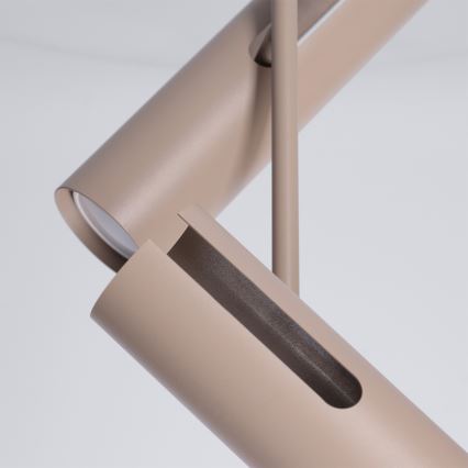 Brilagi - LED RGBW dimbare hanglamp aan stang BRANCH 2xGU10/6,5W/230V 2700-6500K beige