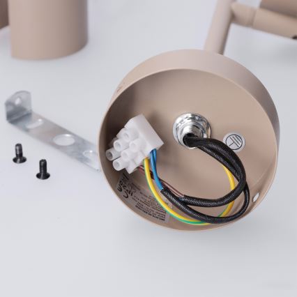 Brilagi - LED RGBW dimbare hanglamp aan stang BRANCH 2xGU10/6,5W/230V 2700-6500K beige