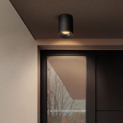 Brilagi - LED RGBW dimbare spot TRINE 1xGU10/4,8W/230V 3000K zwart + afstandsbediening