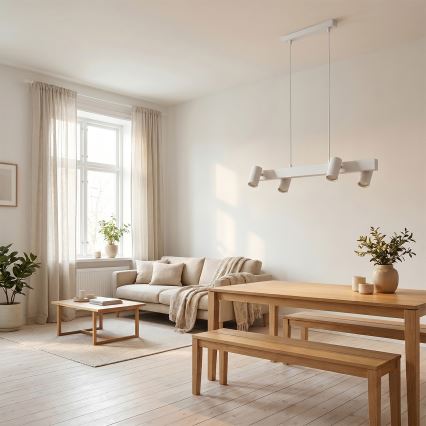 BRILAGI - LED RGBW dimbare hanglamp aan kabel SELE 4xGU10/6,5W/230V 2700-6500K wit