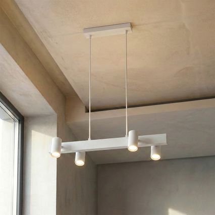 BRILAGI - LED RGBW dimbare hanglamp aan kabel SELE 4xGU10/6,5W/230V 2700-6500K wit