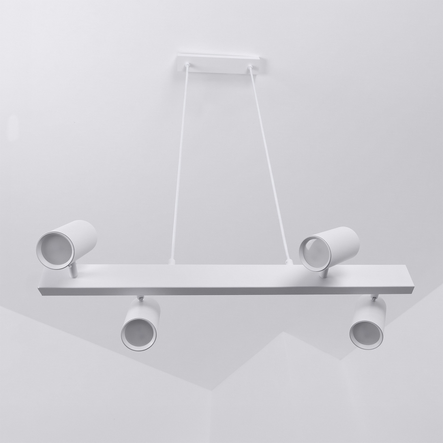BRILAGI - LED RGBW dimbare hanglamp aan kabel SELE 4xGU10/6,5W/230V 2700-6500K wit