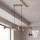 Brilagi - LED RGBW-dimbare kroonluchter aan kabel SELE 6xGU10/6,5W/230V 2700-6500K beige + afstandsbediening