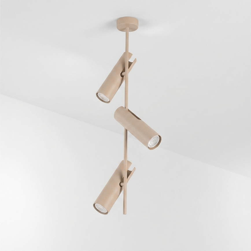 Brilagi - LED RGBW Dimbare hanglamp met stang BRANCH 3xGU10/6,5W/230V 2700-6500K beige