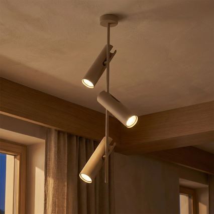 Brilagi - LED RGBW Dimbare hanglamp met stang BRANCH 3xGU10/6,5W/230V 2700-6500K beige