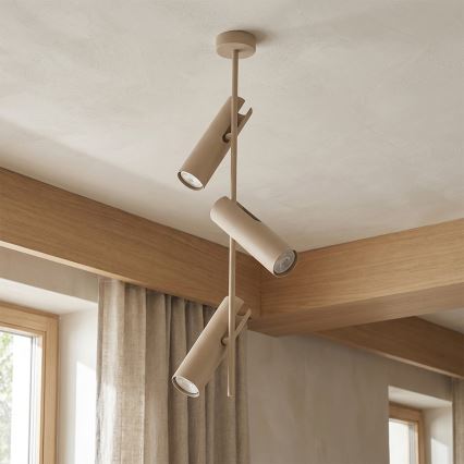 Brilagi - LED RGBW Dimbare hanglamp met stang BRANCH 3xGU10/6,5W/230V 2700-6500K beige