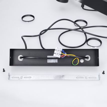 Brilagi - LED RGBW dimbare hanglamp aan kabel SELE 4xGU10/6,5W/230V 2700-6500K zwart