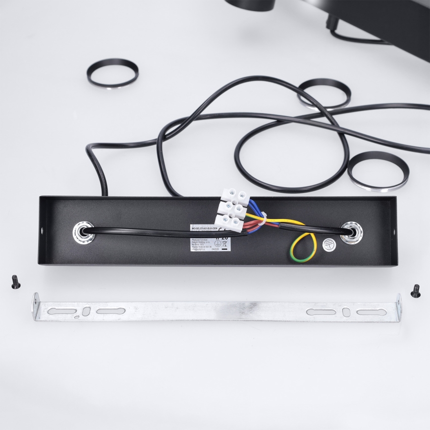 Brilagi - LED RGBW dimbare hanglamp aan kabel SELE 4xGU10/6,5W/230V 2700-6500K zwart