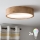Brilagi - LED RGBW dimbare plafondlamp CARVALHO 2xE27/9W/230V 2700-6500K Wi-Fi eik Ø 37,5 cm