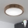 Brilagi - LED RGBW dimbare plafondlamp CARVALHO SLIM 1xE27/9W/230V 2700-6500K Wi-Fi eiken Ø 27 cm