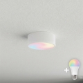 BRILAGI - LED RGBW dimbare plafondlamp CLARE 1xE27/12W/230V 2700-6500K Ø 20 cm wit