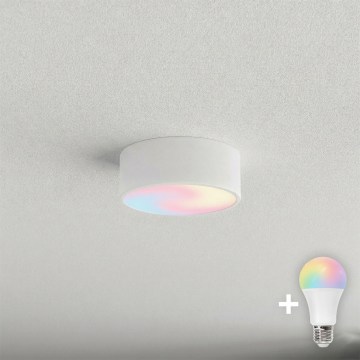 BRILAGI - LED RGBW dimbare plafondlamp CLARE 1xE27/12W/230V 2700-6500K Ø 20 cm wit