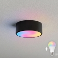 BRILAGI - LED RGBW dimbare plafondlamp CLARE 1xE27/12W/230V 2700-6500K Ø 20 cm zwart