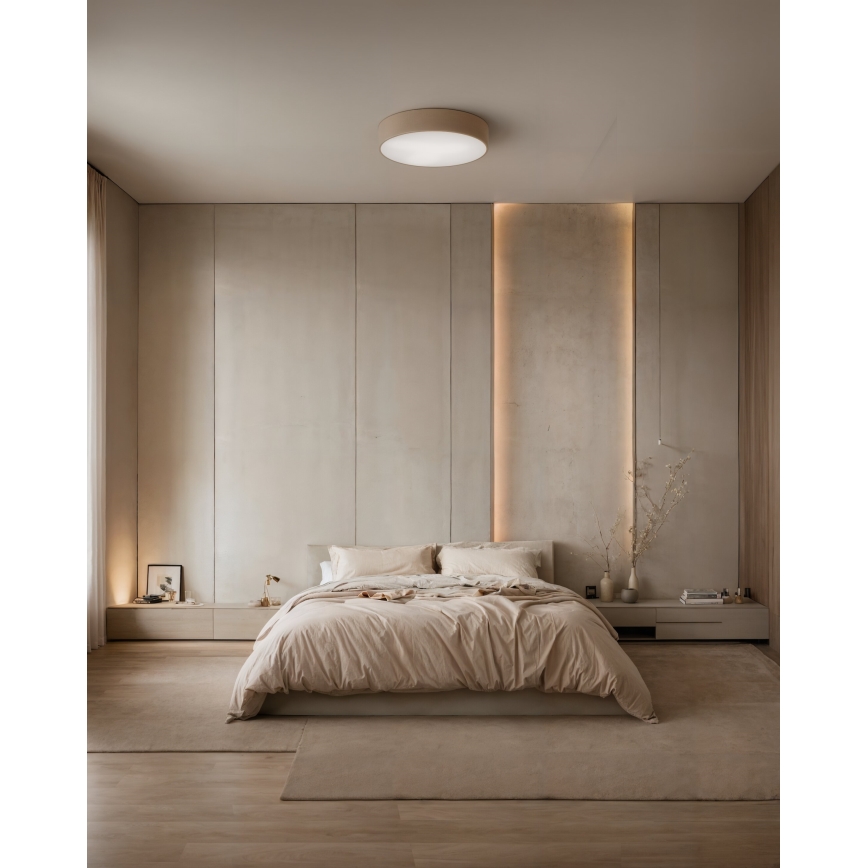 Brilagi - LED RGBW dimbare plafondlamp CLARE 3xE27/9W/230V 2700-6500K Ø 40 cm Wi-Fi beige