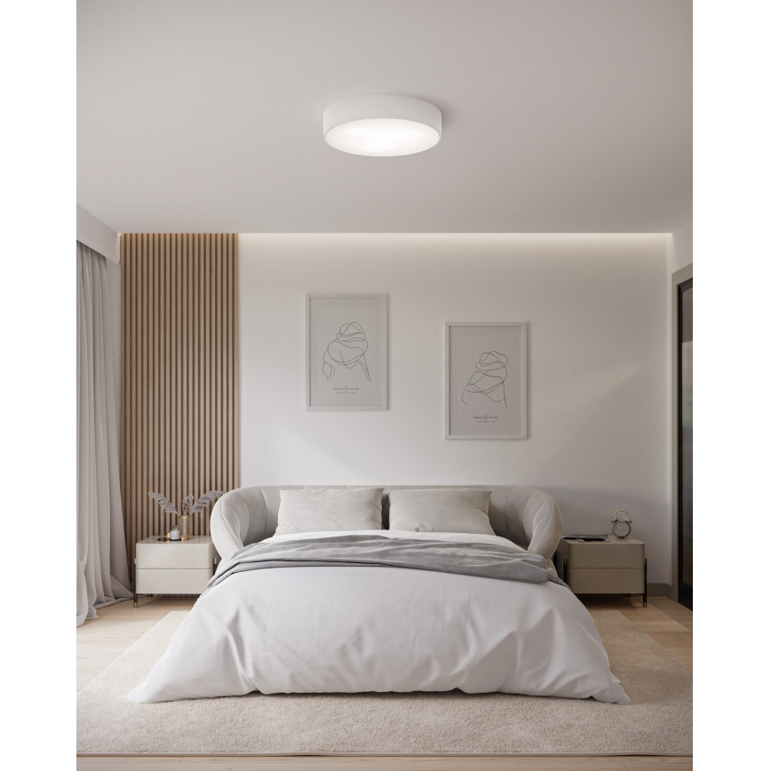 Brilagi - LED RGBW dimbare plafondlamp CLARE 3xE27/9W/230V 2700–6500K Ø 40 cm Wi‑Fi wit