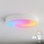Brilagi - LED RGBW dimbare plafondlamp CLARE 4xE27/9W/230V 2700–6500K Ø 50 cm Wi‑Fi wit