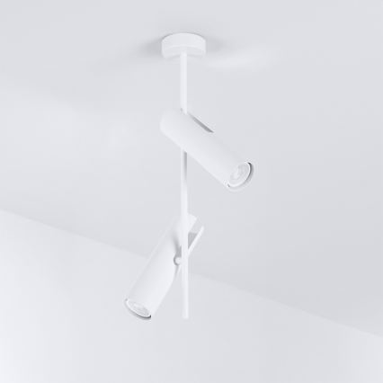 Brilagi - LED RGBW dimbare hanglamp met stang BRANCH 2xGU10/6,5W/230V 2700-6500K wit