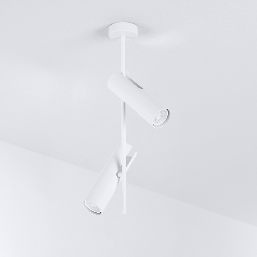 Brilagi - LED RGBW dimbare hanglamp met stang BRANCH 2xGU10/6,5W/230V 2700-6500K wit