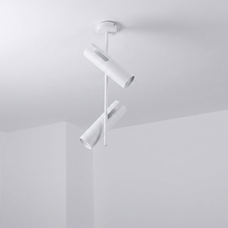 Brilagi - LED RGBW dimbare hanglamp met stang BRANCH 2xGU10/6,5W/230V 2700-6500K wit
