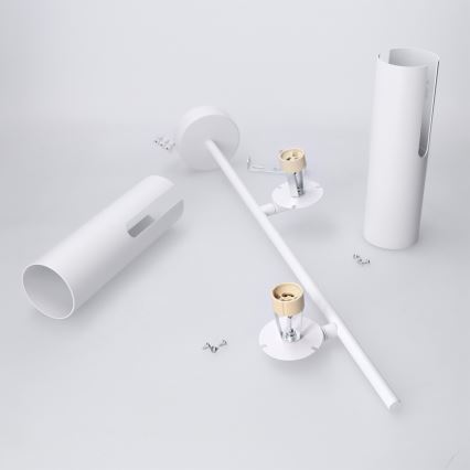 Brilagi - LED RGBW dimbare hanglamp met stang BRANCH 2xGU10/6,5W/230V 2700-6500K wit