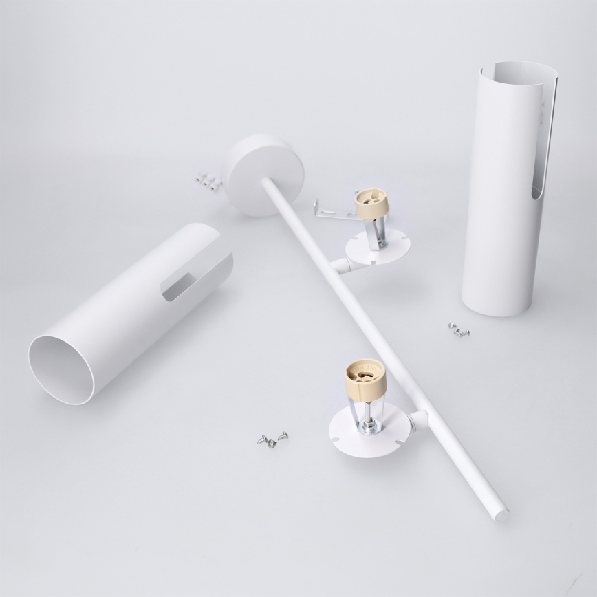 Brilagi - LED RGBW dimbare hanglamp met stang BRANCH 2xGU10/6,5W/230V 2700-6500K wit