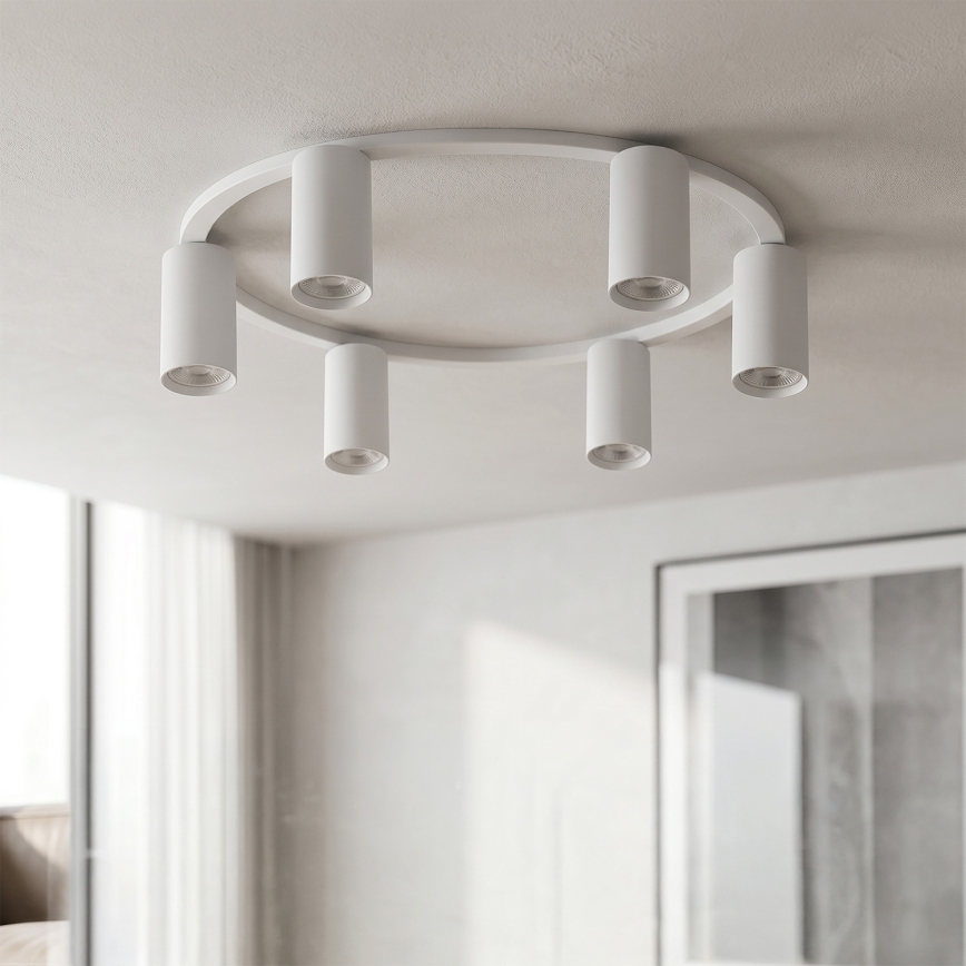 Brilagi - LED RGBW dimbare plafondlamp SELE 6xGU10/6,5W/230V 2700-6500K wit + afstandsbediening