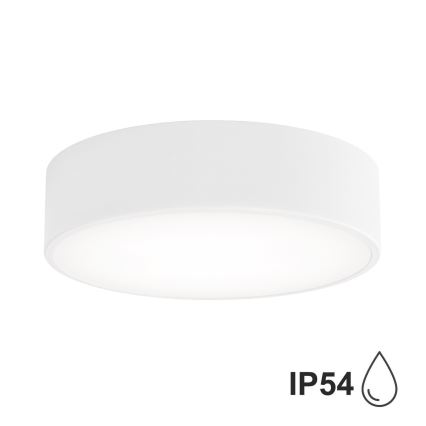 Brilagi - LED RGBW dimbare badkamerplafondlamp CLARE 2xE27/9W/230V 2700-6500K Ø 30 cm IP54 Wi-Fi wit