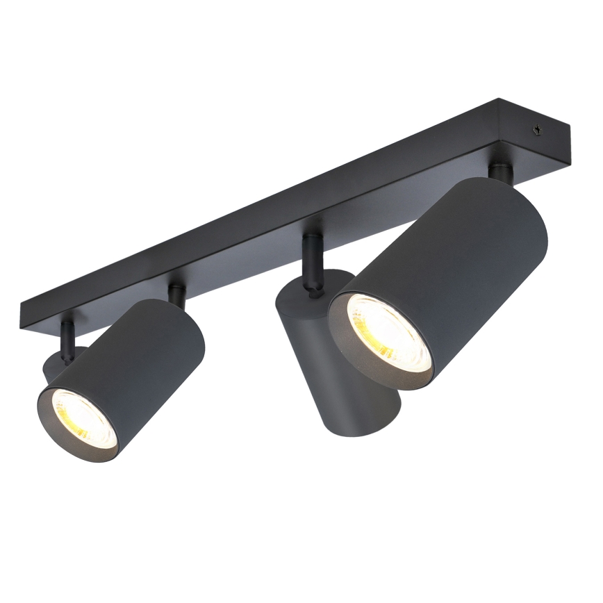 Brilagi - LED RGBW dimbare inbouwspot SELE 4xGU10/4,8W/230V 3000K antraciet + afstandsbediening