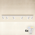 Brilagi - LED RGBW dimbare plafondspot SELE MODERN 6xGU10/6,5W/230V 2700-6500K Wi-Fi wit