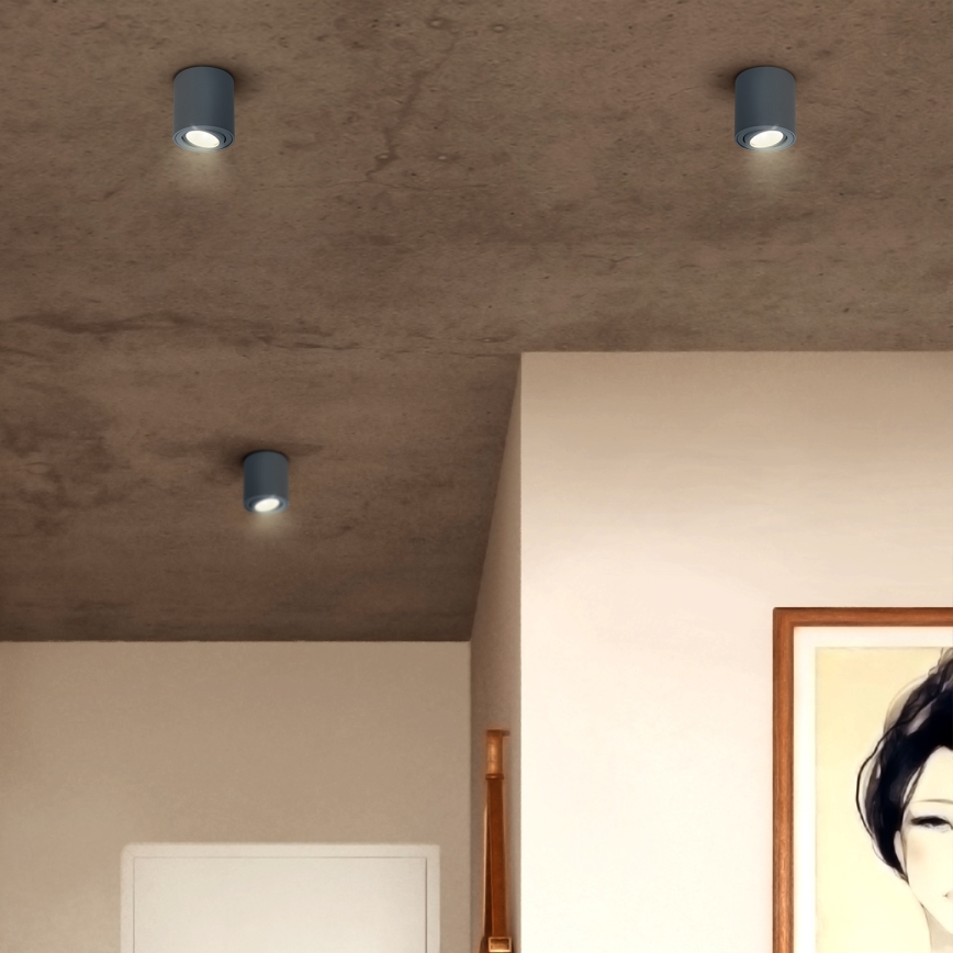 Brilagi - LED RGBW dimbare spot MIA 1xGU10/30W/230V 2700-6500K Wi-Fi 84x80 mm antraciet