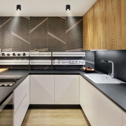 Brilagi - LED RGBW dimbare spot MIA 1xGU10/30W/230V 2700-6500K Wi-Fi 84x80 mm zwart