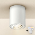 Brilagi - LED RGBW dimbare spot MIA 1xGU10/4,8W/230V 3000K 100x80 mm wit + afstandsbediening
