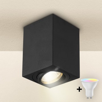 Brilagi - LED RGBW dimbare spot MIA 1xGU10/6W/230V 3000K 100x80 mm zwart