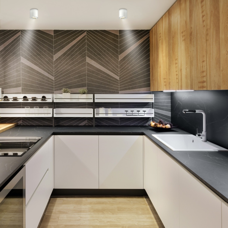 Brilagi - LED RGBW dimbare spot MIA 1xGU10/6W/230V 3000K 84x80 mm wit + afstandsbediening