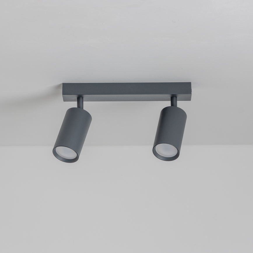 Brilagi - LED RGBW dimbare spot SELE 2xGU10/4,8W/230V 3000K antraciet + afstandsbediening