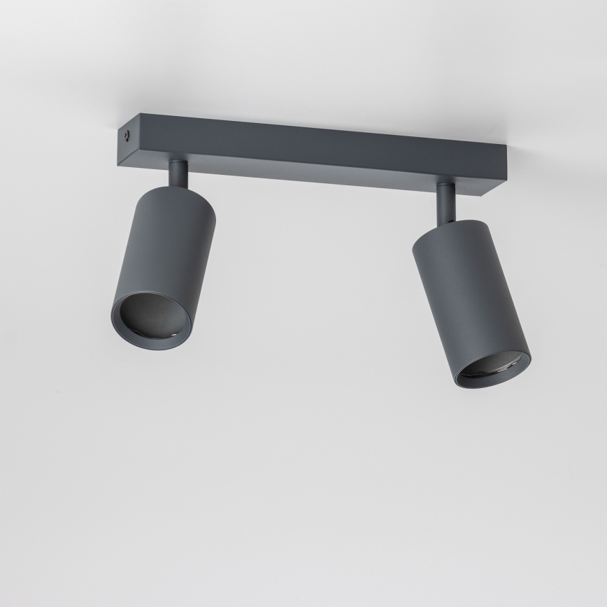 Brilagi - LED RGBW dimbare spot SELE 2xGU10/4,8W/230V 3000K antraciet + afstandsbediening
